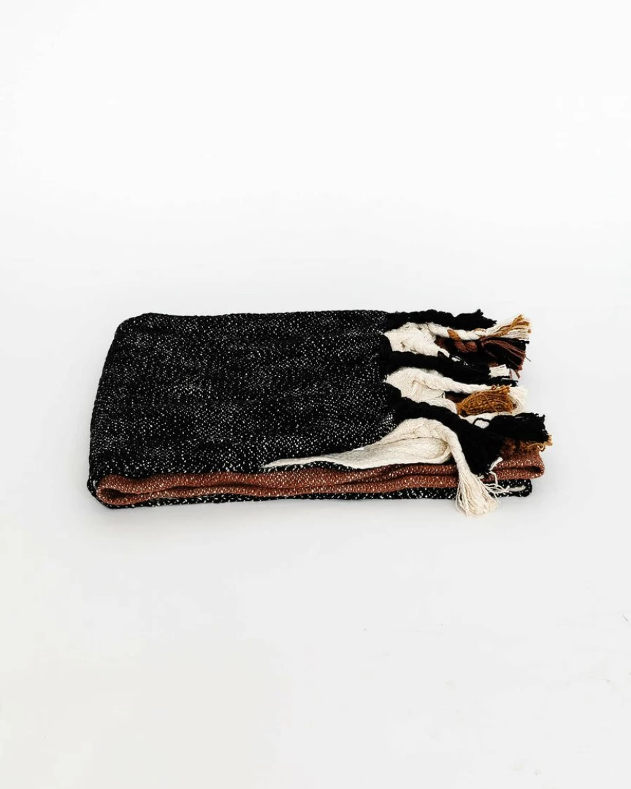 Marni Striped Throw Blanket - Soft Creative Co Op Design for Cozy Home Decor