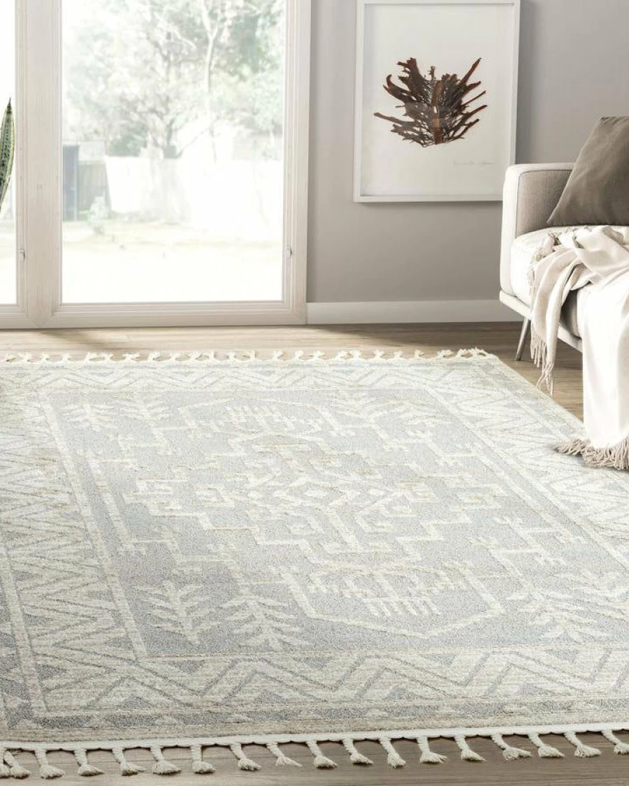 "Lone Fox Cabo Area Rug - Bohemian Chic Handwoven Decor for Modern Homes"
