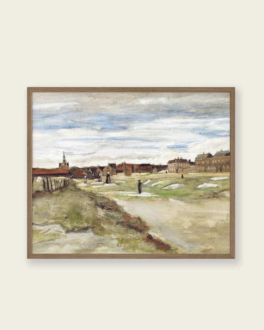 "Lone Fox 'Ground At Scheveningen' Art Print – Premium Wall Art Decor Best Seller"