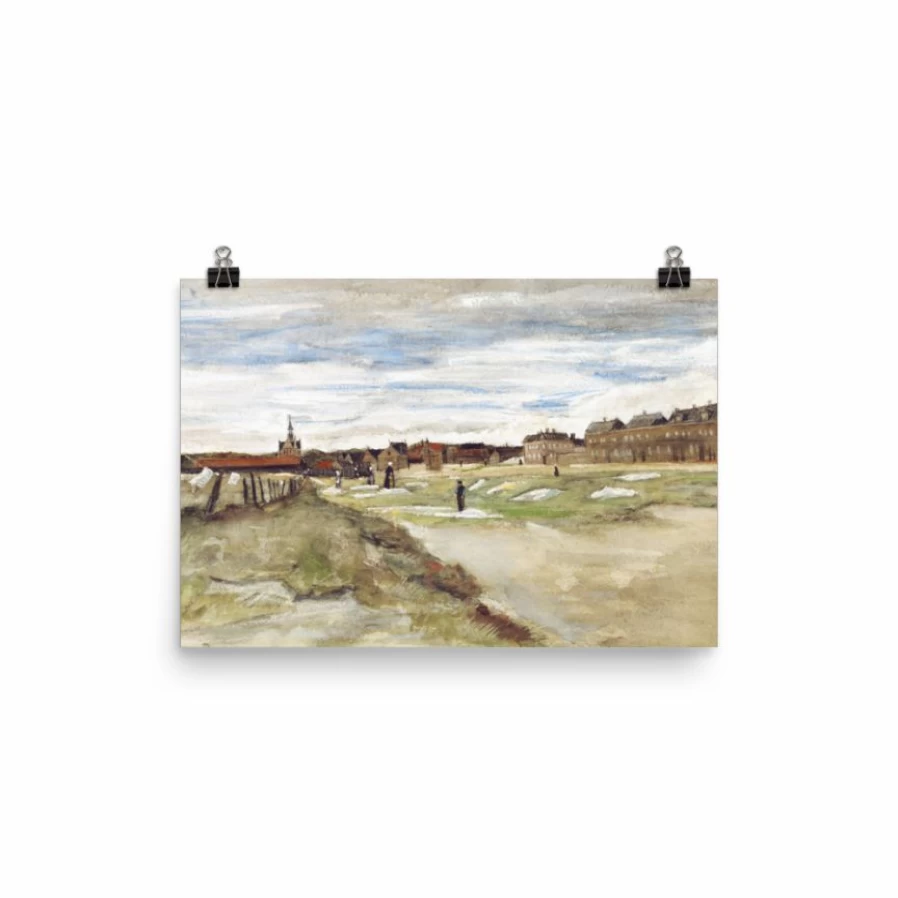 "Lone Fox 'Ground At Scheveningen' Art Print – Premium Wall Art Decor Best Seller"