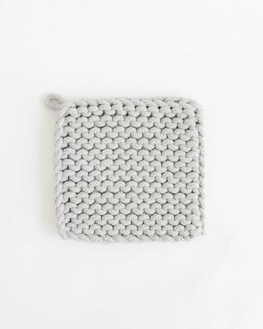 Handmade Crocheted Pot Holder - Desert Color Kitchen Accessory - Heat Resistant & Decorative
