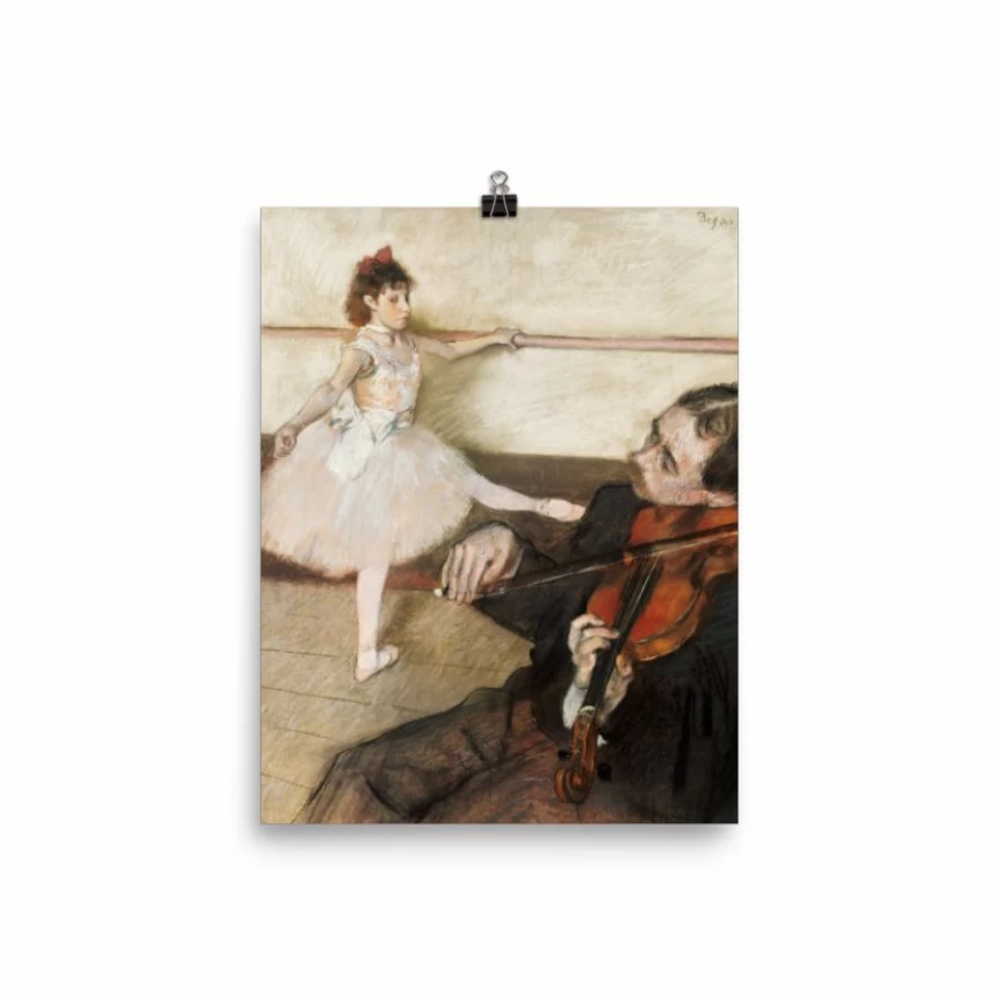 "The Dance Lesson" by Lone Fox - Premium Art Print for Home Decor
