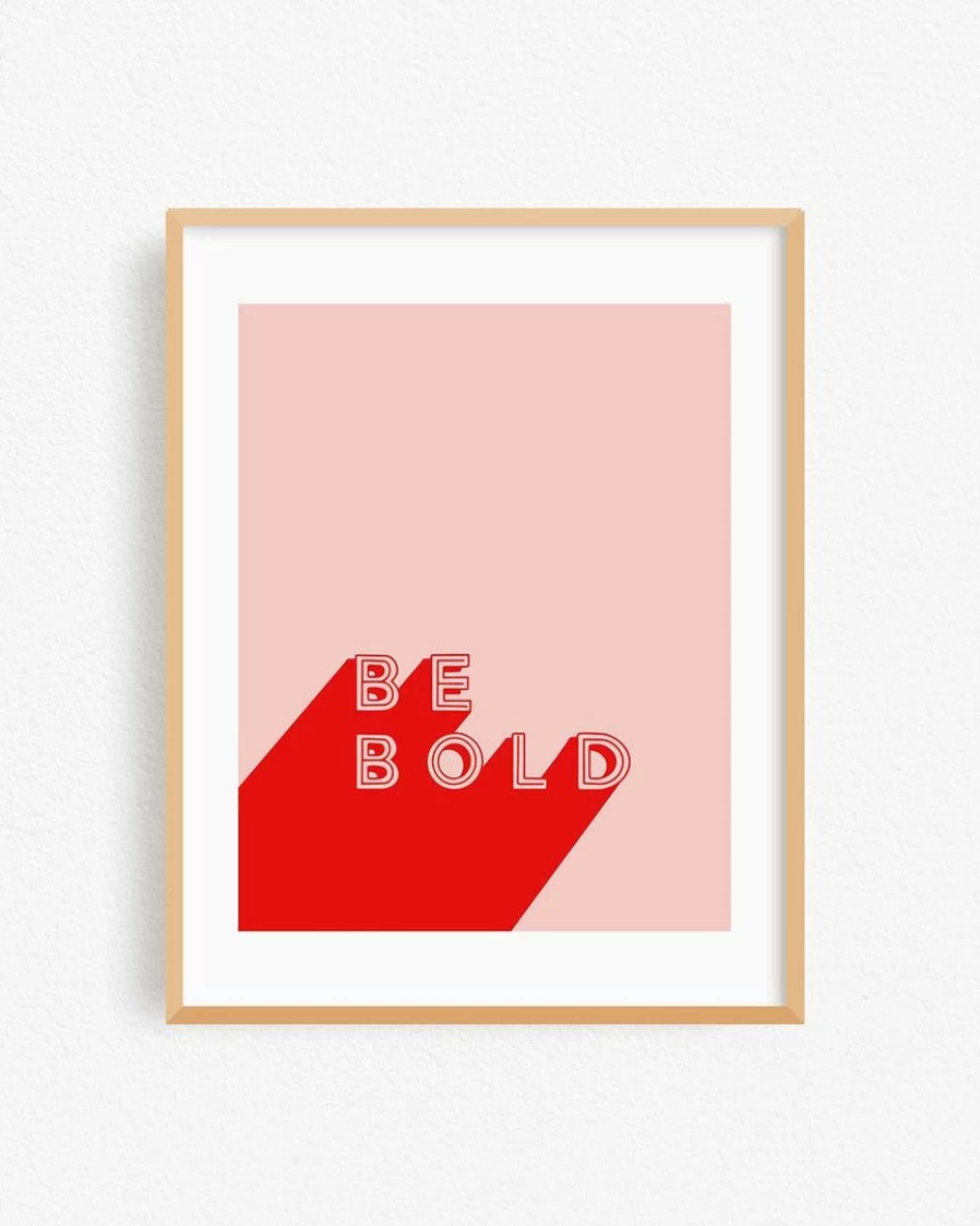 "Bold Lone Fox Art Print - Modern Wall Decor - Unique Wildlife Poster"