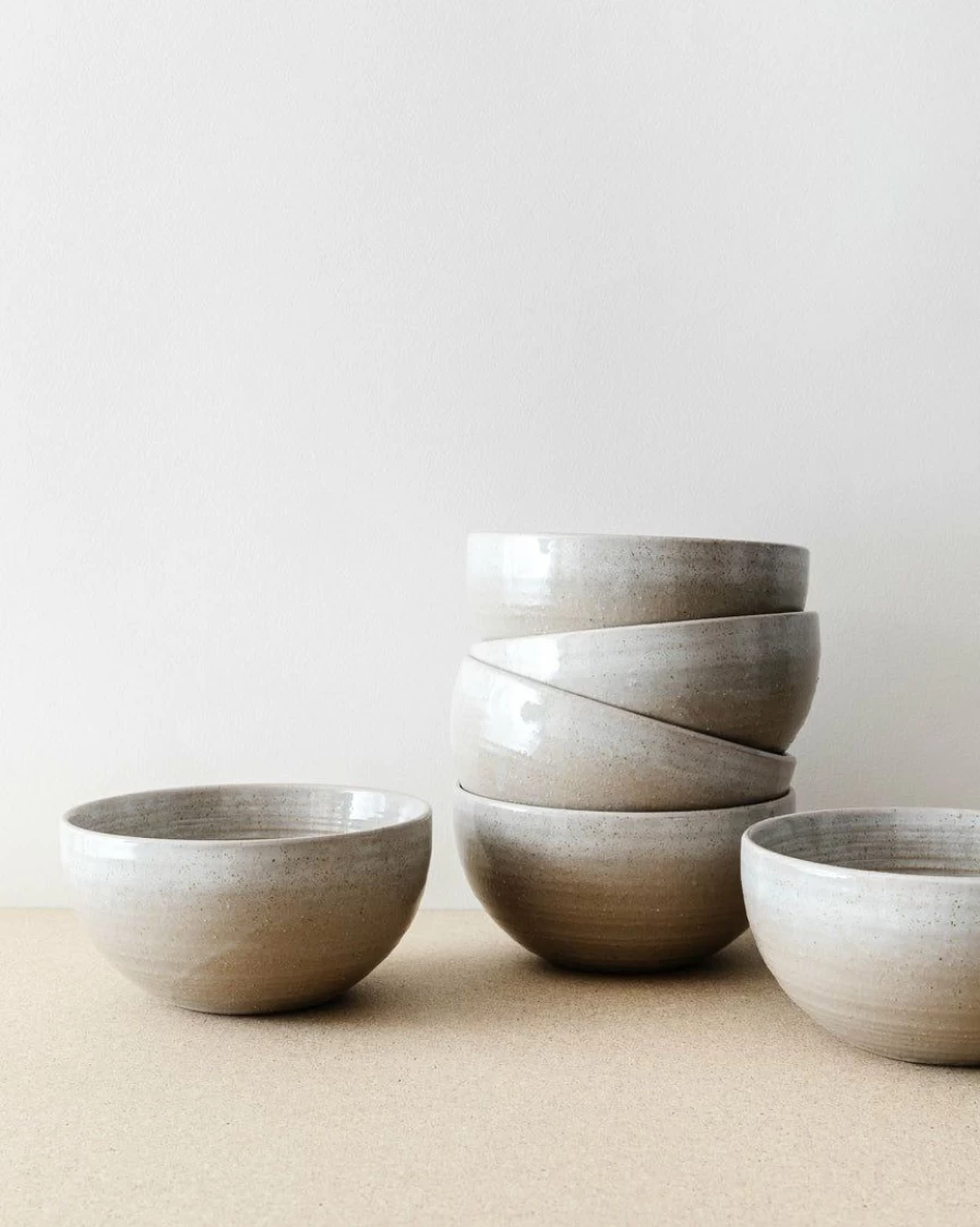 6-Piece Otto Stoneware Bowl Set by Bloomingville – Durable & Stylish Dining Bowls