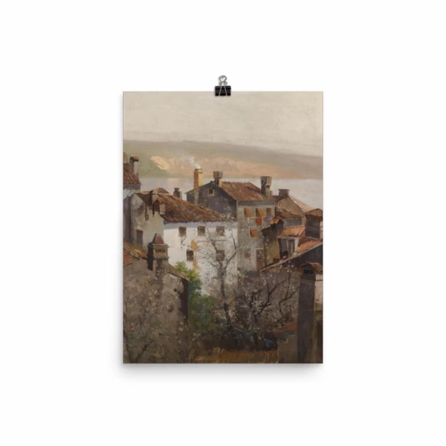 "Lone Fox 'Frühling in Istrien' Art Print – Premium Wall Art Decor for Home & Office"