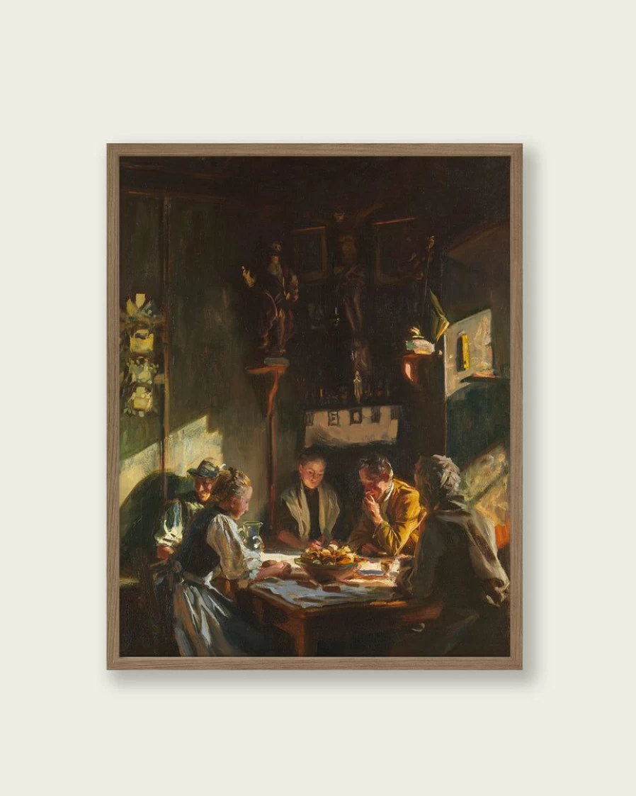 "Lone Fox 'Tyrolese Interior' Art Print – Premium Wall Decor Best Seller"