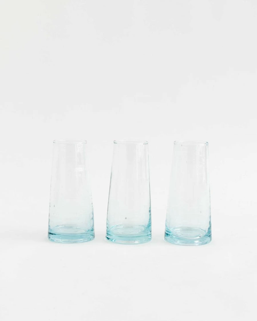 Eco-Friendly Recycled Glass Champagne Flutes Set of 6 – Sustainable Stemware for Celebrations