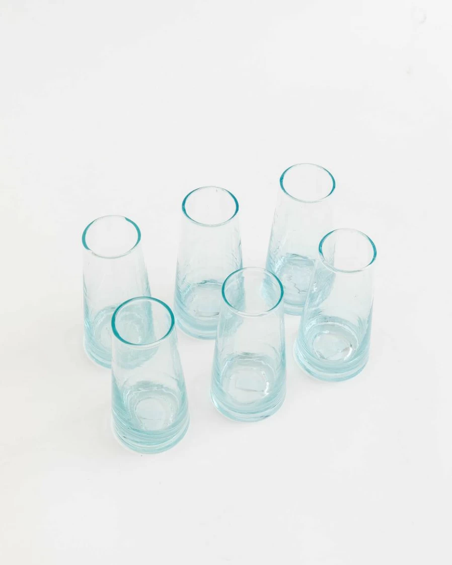 Eco-Friendly Recycled Glass Champagne Flutes Set of 6 – Sustainable Stemware for Celebrations