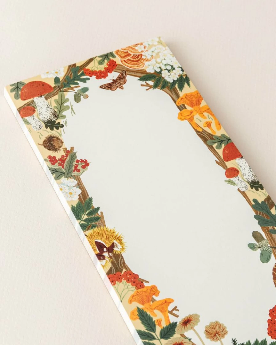 Woodland-Themed Notepad by Oana Befort - Creative Forest Design Notebook for Journaling & Notes