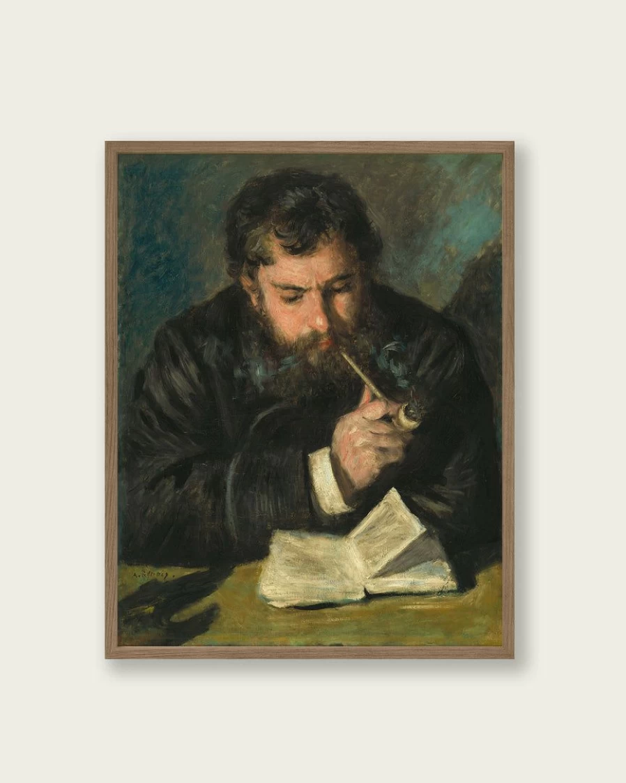 "Claude Monet Art Print - Lone Fox Impressionist Wall Decor"