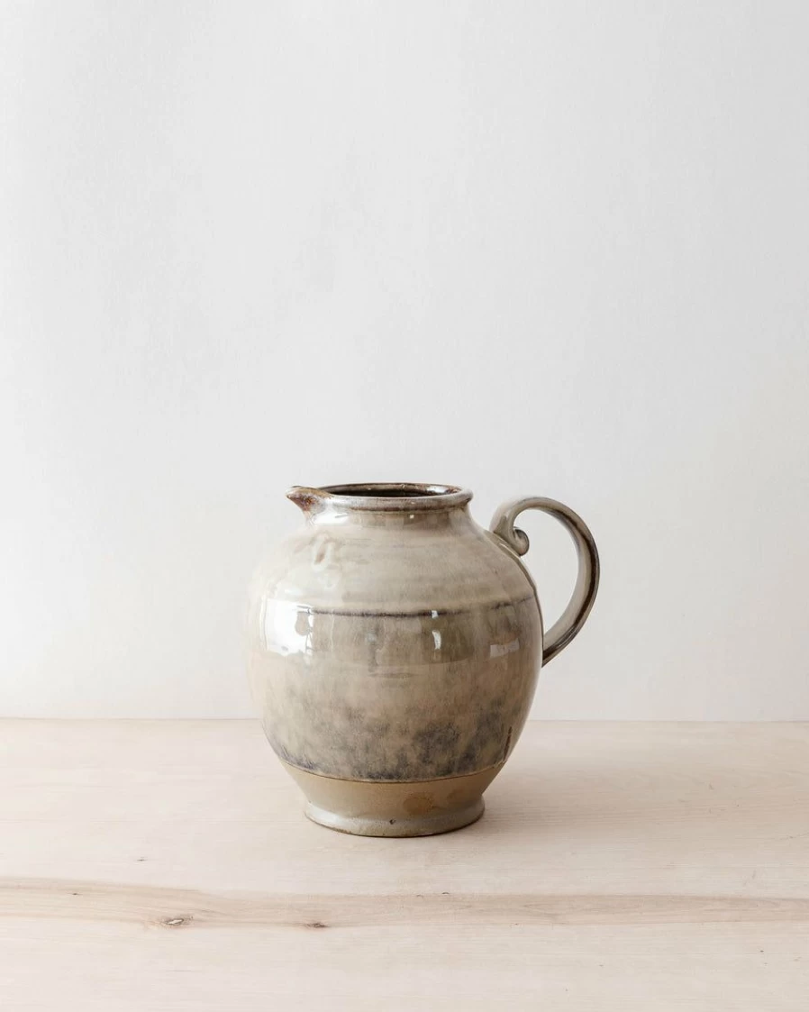 Handcrafted Jimena Stoneware Pitcher – Elegant Ceramic Water Jug for Home Decor