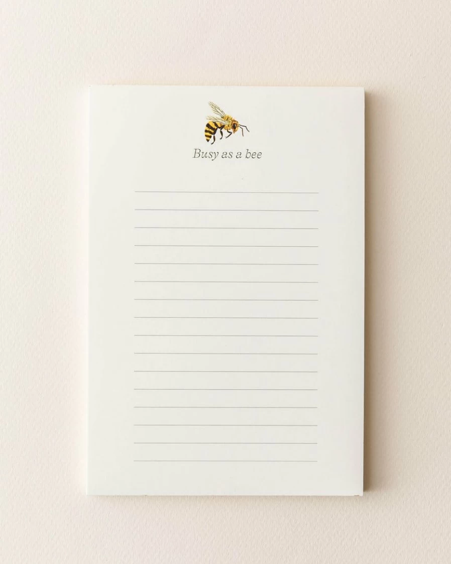 "Oana Befort 'Busy As A Bee' Creative Notepad – Stylish & Fun Design for Notes"