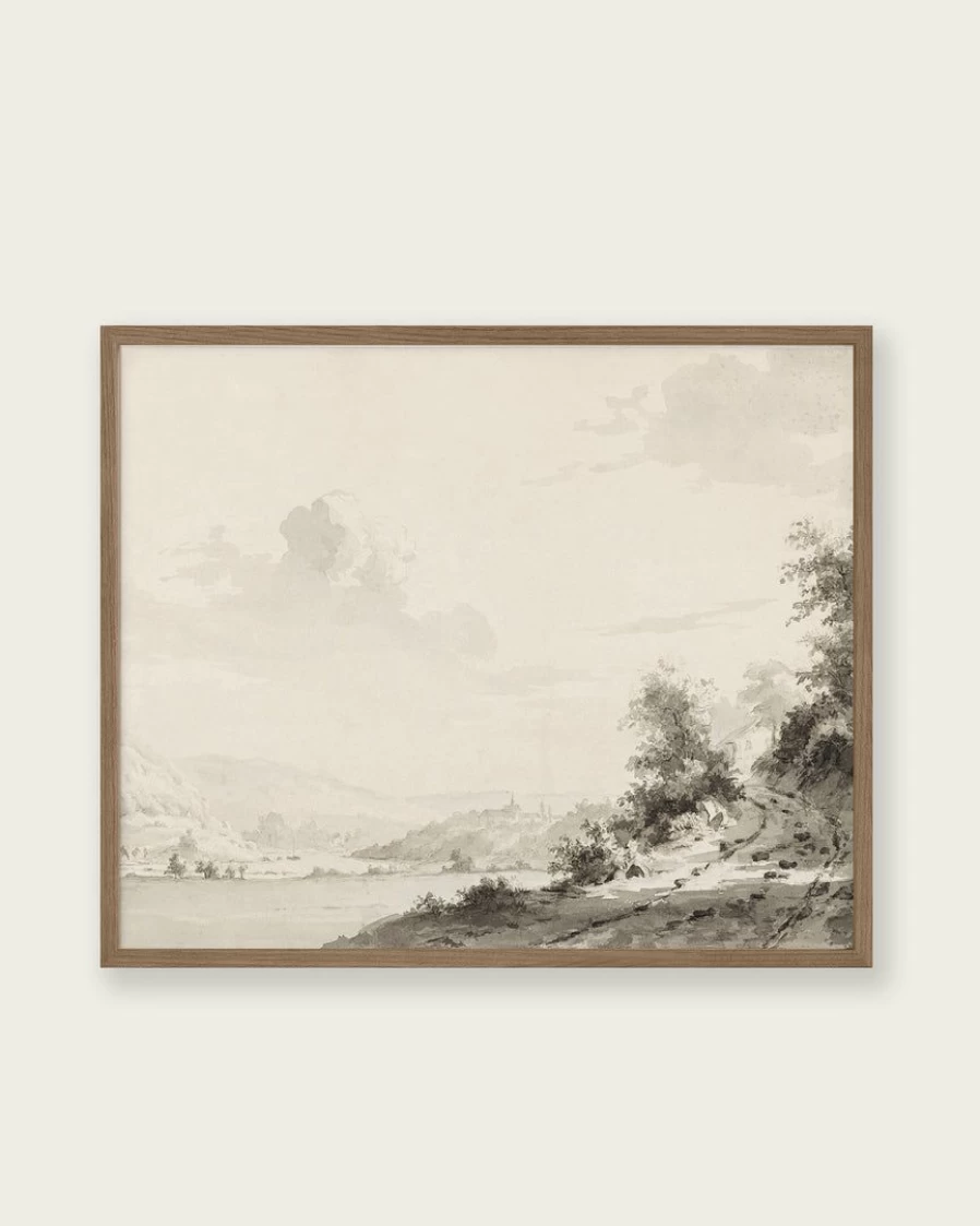 "A Faded Trail" Vintage Art Print - Best Selling Lone Fox Wall Decor
