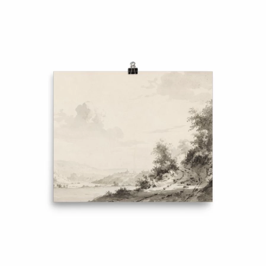 "A Faded Trail" Vintage Art Print - Best Selling Lone Fox Wall Decor