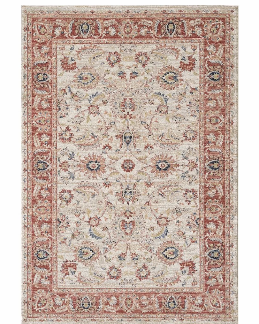 "Lone Fox Gisela Handmade Turkish Rug – Vintage Bohemian Distressed Design"