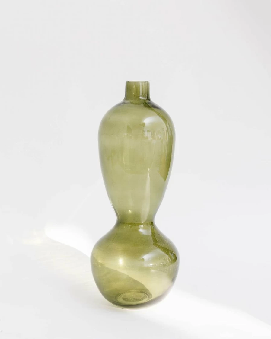 "Bloomingville Envy Glass Vase - Modern Decorative Vase for Home & Office"