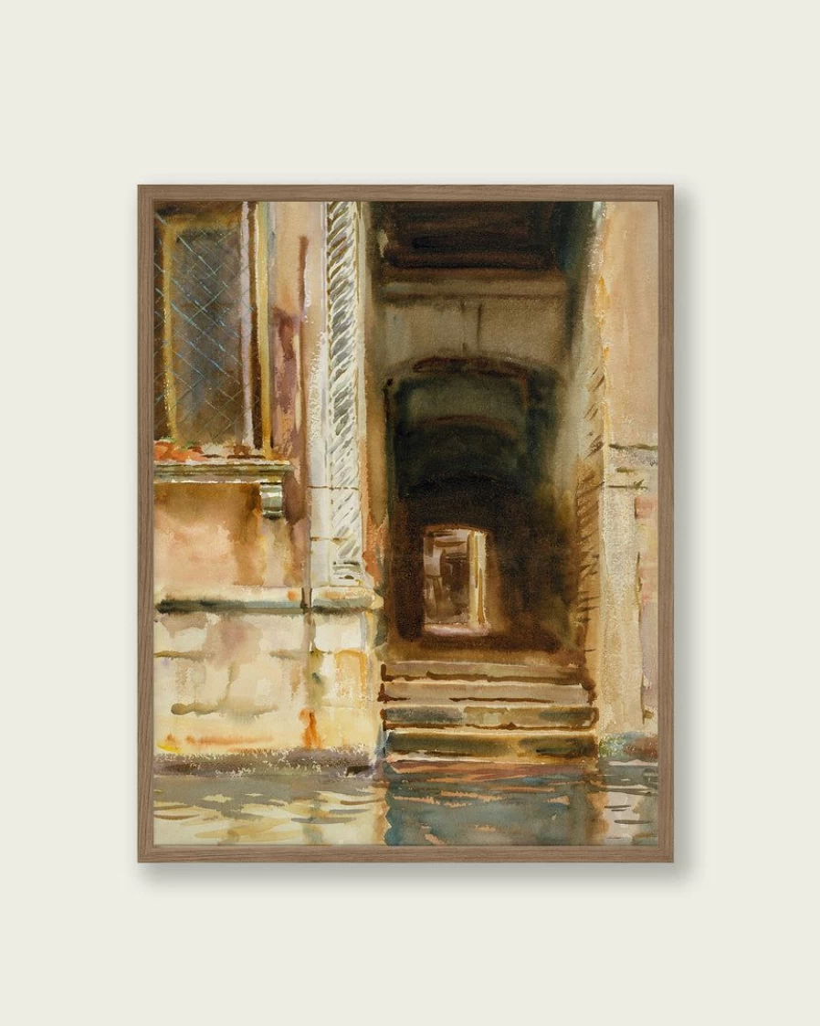 "Venetian Passageway Art Print - Premium Wall Decor for Home & Office"