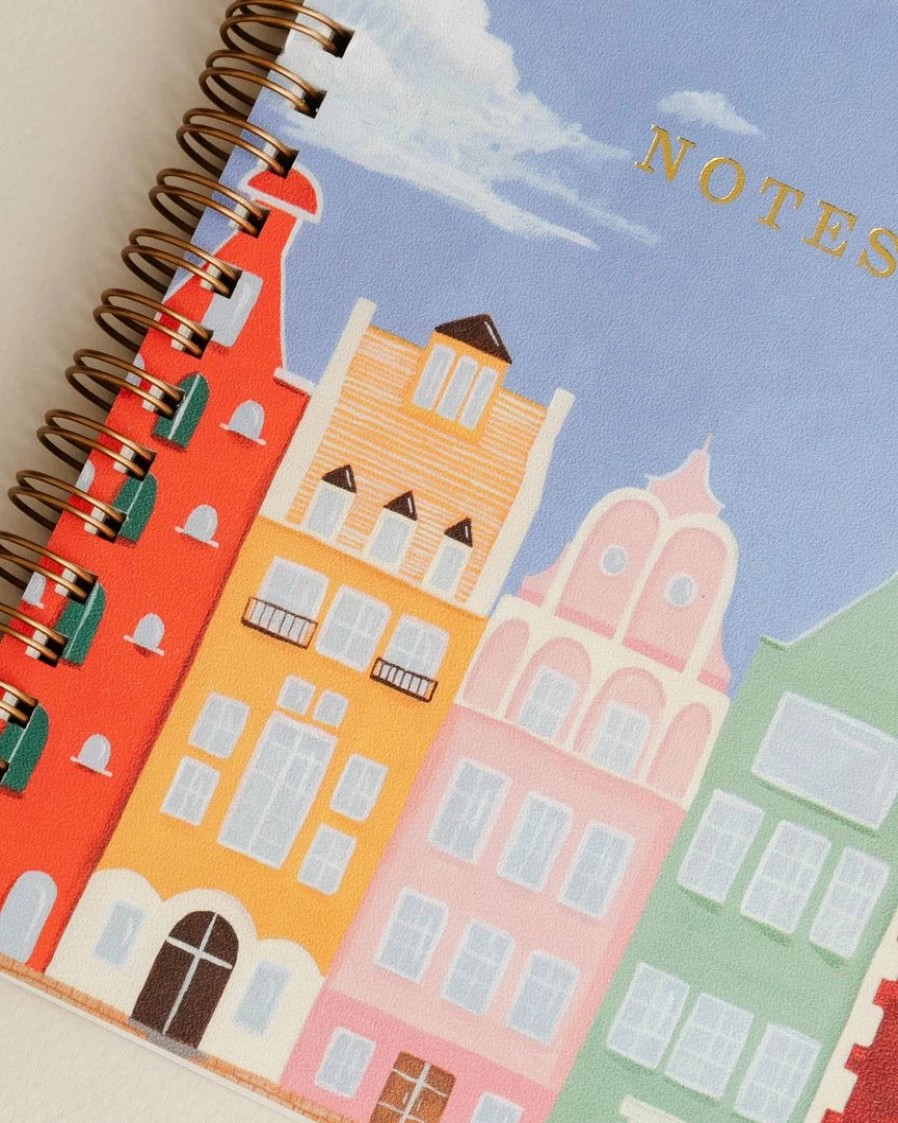 Premium Pen & Pillar Row House Notebook - Stylish Writing Journal for Notes & Sketches