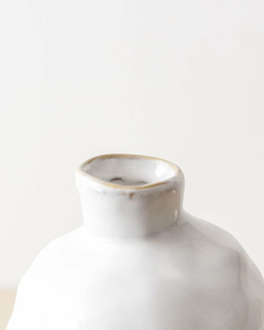 Dimpled Ceramic Bud Vase – 47Th & Main Modern Floral Decor