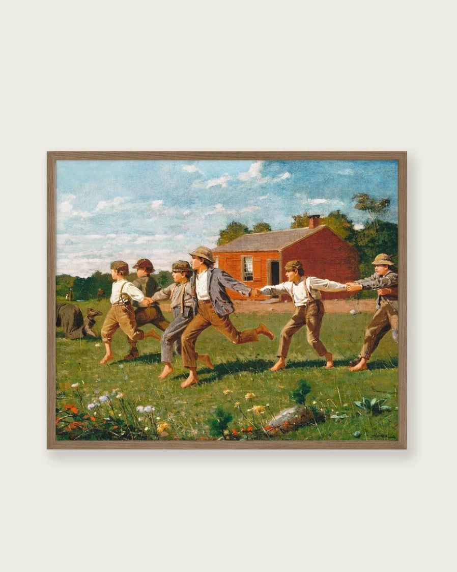 "Lone Fox 'Snap The Whip' Vintage Art Print - Best Sellers Wall Decor"