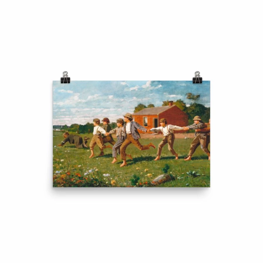 "Lone Fox 'Snap The Whip' Vintage Art Print - Best Sellers Wall Decor"
