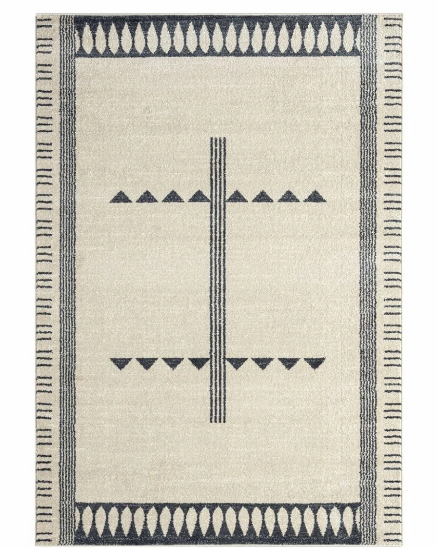"Stylish Modern Ellery Area Rug by Lone Fox – Premium Soft Floor Covering for Home Decor"