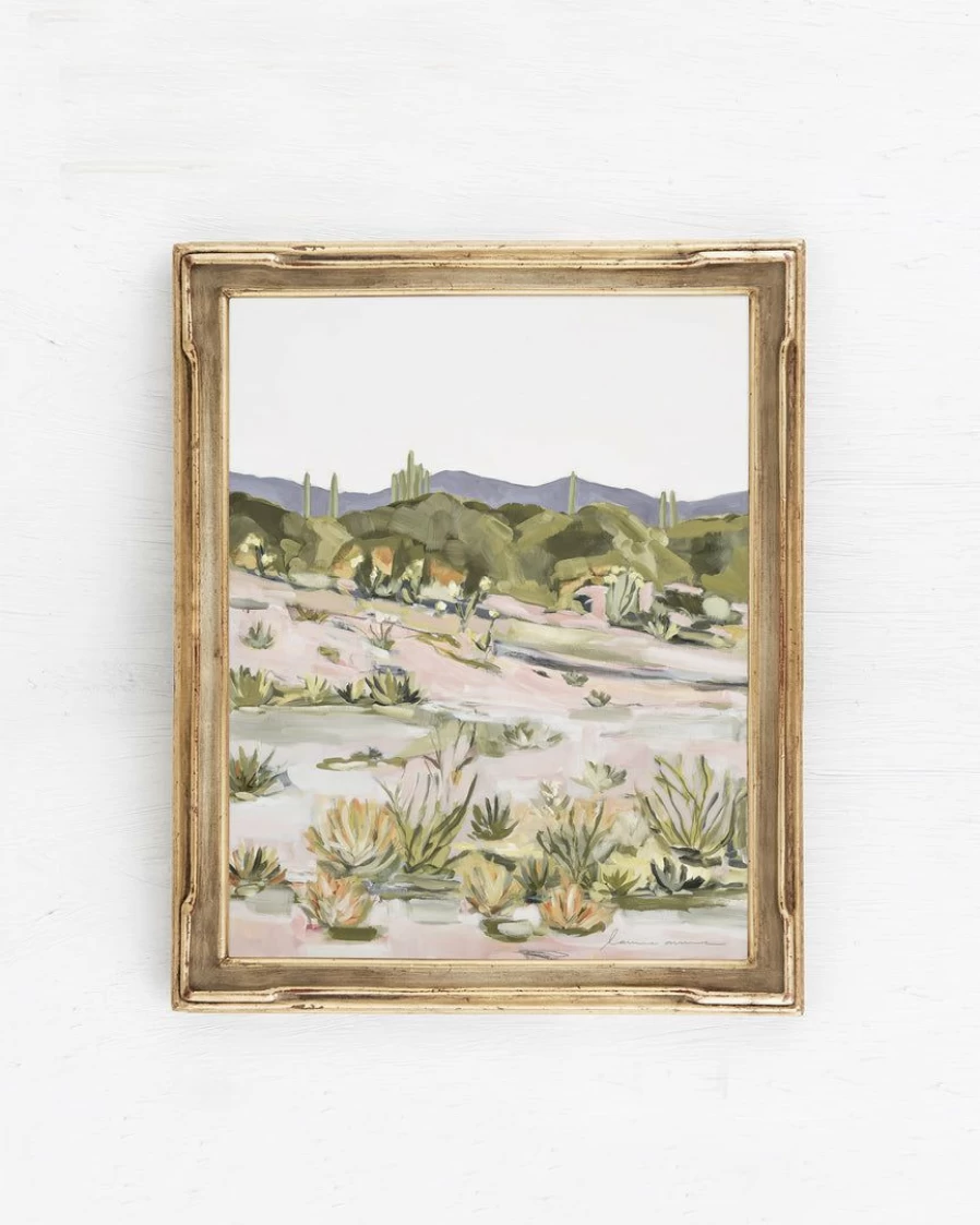 "Laurie Anne Art 'Desert Glory' Premium Canvas Wall Art Print"